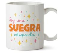 MUGFFINS Tazas para SUEGRA - En Español - Soy estupendo! - 11 oz / 330 ml - Regalo original y divertido