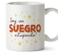 MUGFFINS Tazas para SUEGRO - En Español - Soy estupendo! - 11 oz / 330 ml - Regalo original y divertido