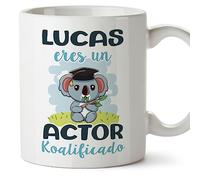 MUGFFINS Tazas Personalizadas para ACTOR - En Español - Koalificados Personalizados - 11 oz / 330 ml - Regalo Personalizable original y divertido