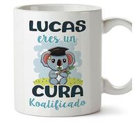 MUGFFINS Tazas Personalizadas para CURA - En Español - Koalificados Personalizados - 11 oz / 330 ml - Regalo Personalizable original y divertido