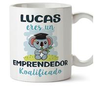 MUGFFINS Tazas Personalizadas para EMPRENDEDOR - En Español - Koalificados Personalizados - 11 oz / 330 ml - Regalo Personalizable original y divertido