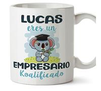 MUGFFINS Tazas Personalizadas para EMPRESARIO - En Español - Koalificados Personalizados - 11 oz / 330 ml - Regalo Personalizable original y divertido