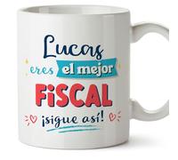 MUGFFINS Tazas Personalizadas para FISCAL hombre - En Español - Sigue así! - 11 oz / 330 ml - Regalo Personalizable original y divertido