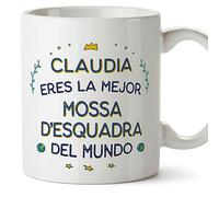 MUGFFINS Tazas Personalizadas para MOSSA D'ESQUADRA mujer - En Español - Mejor del Mundo - 11 oz / 330 ml - Regalo Personalizable original y divertido