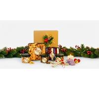 Mughe Gourmet Caja de Regalo de Lujo - Dulces Turcos y Postres Navideños de Fiesta - Cesta de Delicias, Envío Mundial