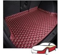 MUGONGWEI Alfombrilla para Maletero de Coche Cuero para Mercedes-Benz GLE 300d 400d 350 400 W167 2020-2024, Antideslizante Protectora Estera, Impermeable Bandeja Forro, Maletero Alfombrilla,B/Red