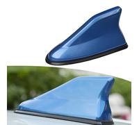 MUGONGWEI Coche Antena Aleta Tiburon, para Opel Grandland X Coche Techo Superior Am/FM Radio Antena Aleta de tiburón,Blue