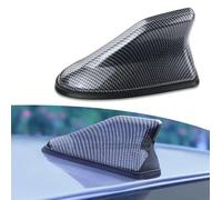 MUGONGWEI Coche Antena Aleta Tiburon, para Seat Leon Mk2 Leon Mk3 Leon 1 Leon 2 Leon 3 Leon 5F Leon FR Coche Techo Superior Am/FM Radio Antena Aleta de tiburón,Carbon Fiber