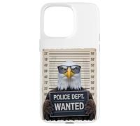 Mugshot Style Art Águila Calva Gafas De Sol Águilas Calvas Carcasa para iPhone 15 Pro Max
