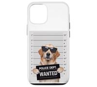 Mugshot Style Art Golden Retriever GR Dog Goldie Carcasa para iPhone 12/12 Pro