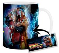 MUGSVILLE Back To The Future II Michael J. Fox Christopher Lloyd Taza Ceramica Mug