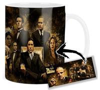 MUGSVILLE El Padrino Marlon Brando Vito Corleone Al Pacino B Taza Ceramica Mug