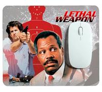 MUGSVILLE Lethal Weapon Mel Gibson Danny Glover Alfombrilla para Ordenador - 19x23cm