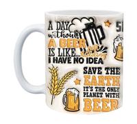 Mugue Divertido para Papá | Taza de Regalo 3D del Día del Padre de Cerámica | Suministros de Fiestas Familiares Halloween Regalo Camping,Fiesta Familiar Picnic Camping Halloween Vacaciones