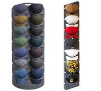 MUGUOY (14 Pockets + 7 Pockets) Baseball Cap Display Rack,Door Back Wall Non-Woven Large Hanging Hat Storage Bag,Hard Durable,Neatly Arranged,Cap Not Deformed,Storage and Display Your Baseball Cap.