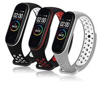 Mugust Compatible con Xiaomi Mi Band 4 Correa/Xiaomi Mi Band 3 Correa, Brazalete de Reloj Recambio Silicona Suave Colorido para Xiaomi Mi Band 4 Mi Band 3 Pulseras