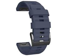 Mugust Correa para Garmin Fenix 6X/Fenix 6X Pro/Fenix 3/Fenix 3 HR/Fenix 5X/Fenix 5X Plus/Fenix 7X/Fenix8x 51MM, Correa de Silicona Pulsera Unisex, Ajustable 145mm-205mm, Azul
