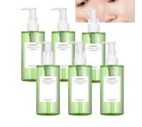 Mugwort Zero Film Cleanol - Desmaquillante natural y aceite de lavado facial, elimina las impurezas diarias, limpia profundamente los poros, nutre suavemente la piel y proporciona (6 unidades)