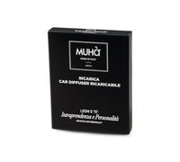 MUHA' | 6 ambientadores de coche de recarga, uvas e higo | Liberación de Perfume Gradual