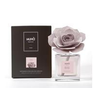 MUHA' | Difusor de fragancia para ambientes Rosa Diffuser, Fragancia Ambra Antica, Difusor de Ambiente con Rosa de Madera de Abedul, Formato de 100 ml