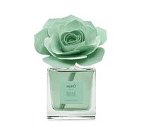 MUHA' | Difusor de Fragancia para ambientes Rosa Diffuser, Fragancia Cuoio e Frutti, Difusor de Ambiente con Rosa de Madera de Abedul, Formato de 100 ml