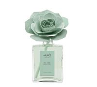 MUHA' | Difusor de Fragancia para ambientes Rosa Diffuser, Fragancia Cuoio e Frutti, Difusor de Ambiente con Rosa de Madera de Abedul, Formato de 200 ml