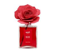 MUHA' | Difusor de Fragancia para ambientes Rosa Diffuser, Fragancia Petali di Rosa, Difusor de Ambiente con Rosa de Madera de Abedul, Formato de 200 ml