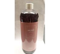 Muha' Essenza - Recarga de 1000 ml Zagara y Gardenia | Ambientador para ambientes, difusor de ambiente con rosa de madera de abedul