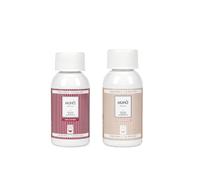 Muha - Juego de ambientadores para la colada intensa 100 ml - Fragancias de lino y algodón + talco y almizcle