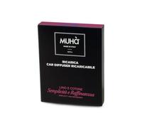 MUHA' Recarga para coche de lino y algodón, fácil y refinado, RCR 004