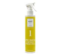 MUHA' | Spray multiusos, limpia higieniza, perfuma cualquier ambiente, anula los olores, fragancia flores de agua, formato de 200 ml