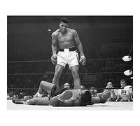 Muhammad Ali '60 x 80 cm Ali Vs Liston Paisaje Impresión de Lienzo