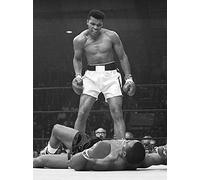 Muhammad Ali 60 x 80 cm Ali Vs Liston Vertical de impresión de Lienzo
