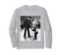 Muhammad Ali Boxer lucha contra el actor Kenny Baker 1979 Manga Larga