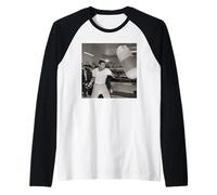 Muhammad Ali Cassius Clay Boxing Leyenda En Entrenamiento 1966 Camiseta Manga Raglan