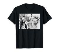 Muhammad Ali Champion Boxer corre con estudiantes universitarios Camiseta