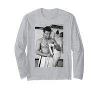 Muhammad Ali Entrenamiento Para Fumar Joe Frazier Boxeo Match Manga Larga