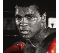 MUHAMMAD ALI Guantes de Boxeo, 40 x 40 cm, impresión sobre Lienzo, poliéster, Multicolor, 40 x 40 cm