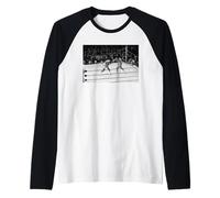 Muhammad Ali Joe Frazier Boxeo Lucha Del Siglo MSG Camiseta Manga Raglan