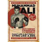 MUHAMMAD ALI Lienzo Retro 60 x 80 cm, Multicolor, 60 x 80 cm