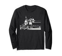 Muhammad Ali Vs Leon Spinks II Batalla de boxeo de Nueva Orleans Manga Larga