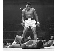 Muhammad Ali vs Liston Canvas, poliéster, 40 x 40 cm, Multicolor