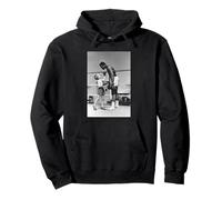 Muhammad Ali vs niño mientras entrenaba boxeo en Londres 1963 Sudadera con Capucha