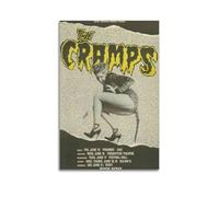 MUHDENG Póster artístico de The Cramps para decoración de habitación, para dormitorio, sala de estar, paredes, póster estético de 30 x 45 cm, estilo sin marco