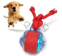Muhhiba Juguete interactivo para perros, juguete eléctrico para perros que se puede mover libremente, la bola recargable para perros es adecuada para su uso tanto en interiores como en exteriores.
