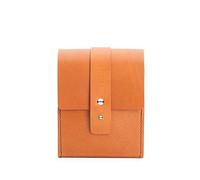 Muhle Deluxe Tostad Cuero Marrón Rígido Neceser