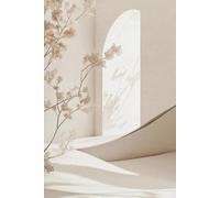 Muholin Cuadro minimalista con arco,paisaje floral,lienzo neutro,impresión artística boho,póster de arte de pared para la decoración del hogar y la habitación. 30x40cm sin marco