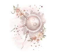 Muholin Pósteres de anatomía femenina,fertilidad,embarazo,impresiones,lienzo,pintura,arte de pared,ginecología,obstetricia,decoración,mural. 60x90cm Sin Marco