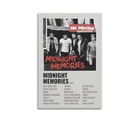 MUIBAV One Direction - Póster de recuerdos de medianoche, lienzo para pared, cubierta de habitación, póster estético vintage decorativo para sala de estar, dormitorio, 20 x 30 cm, estilo sin marco