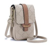 MUIIKOLA Bolso bandolera pequeño,Bolso Bandolera Móvil,Bolso Movil Mujer con Pantalla Táctil,Bandolera de Piel sintética con Correa y Pantalla Transparente